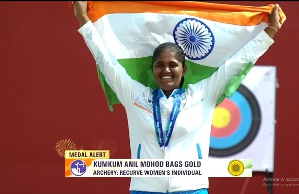 Indian Archer Kumkum Mohod clinches gold in recurve event in Asian Games