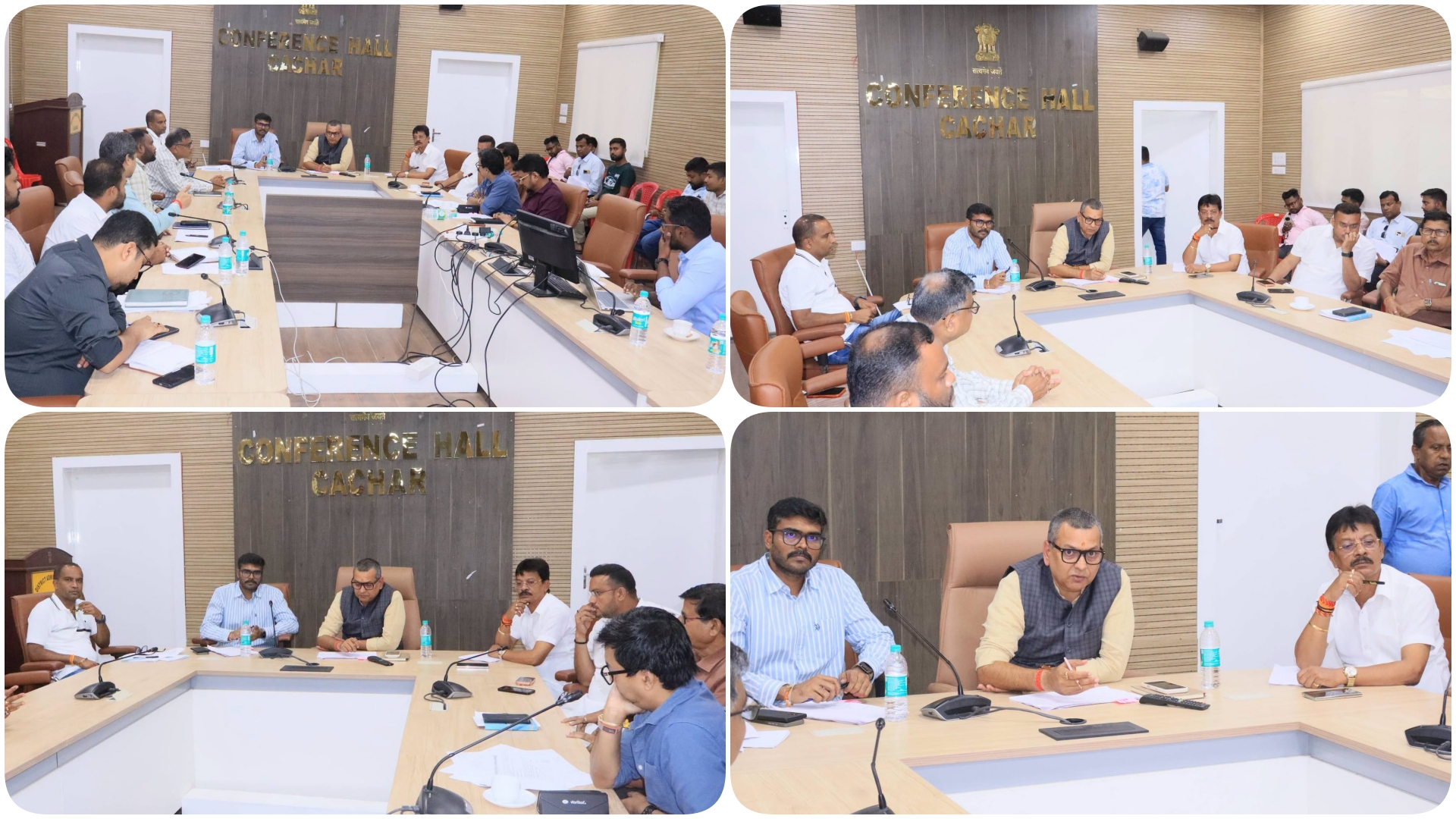 কাছাৰ জিলাৰ শিলচৰ নগৰৰ গুৰুত্বপূৰ্ণ উন্নয়নমূলক প্রকল্পসমূহৰ পৰ্যালোচনাৰ বাবে জিলা আয়ুক্তৰ কাৰ্যালয়ত বৈঠক অনুষ্ঠিত