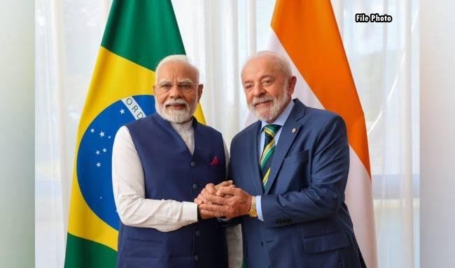 PM Modi congratulates Brazilian President Lula da Silva on his victory