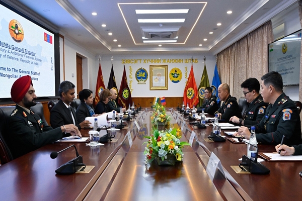 India, Mongolia review ongoing bilateral defence cooperation and progress of existing initiatives