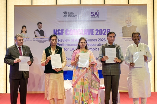 Sports Minister reiterates need to work with greater synergy to sustain India’s sporting excellence