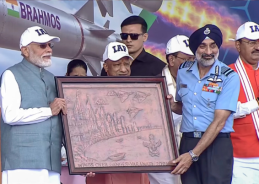 Prime Minister attends Air Force hosted Wings Over Ganga air show in Varanasi