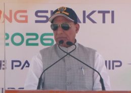 Defence Minister Rajnath Singh addresses Exercise Tarang Shakti 2026 in Rajasthan