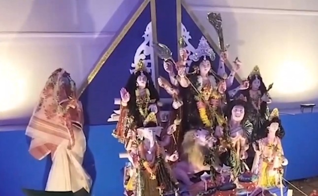 Devotees gather at temples & puja pandals across Tripura to celebrate Durga Puja