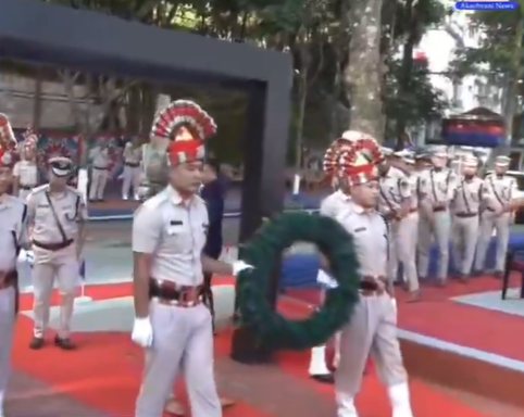 मिजोरम और नागालैंड में मनाया गया पुलिस स्मृति दिवस