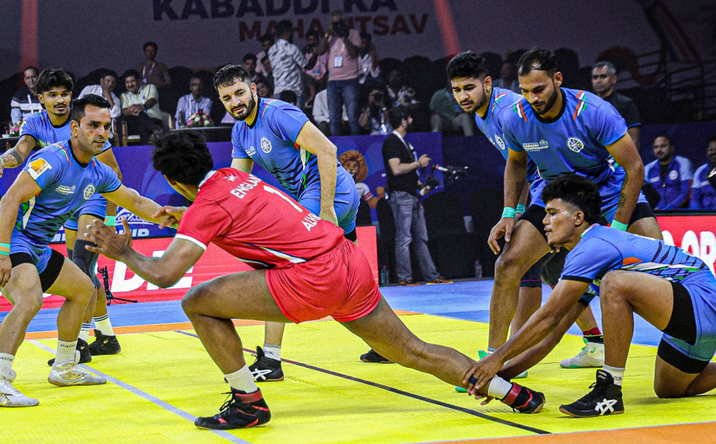 भारत ने अहमदाबाद में कॉमनवेल्थ कबड्डी चैंपियनशिप में जीत के साथ की शुरुआत