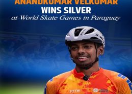 World Skating Games: Anandkumar wins silver in men’s 1000-meter sprint category