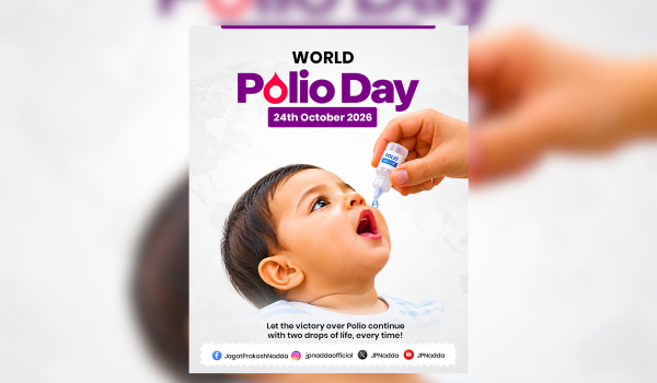 Health Minister Highlights Vaccination Efforts on World Polio Day
