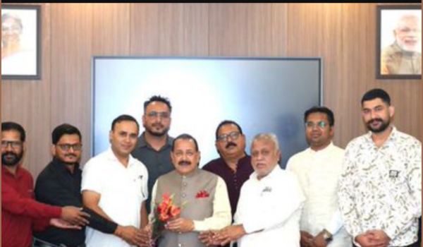 MoS Jitendra Singh Meets AFHQ Association