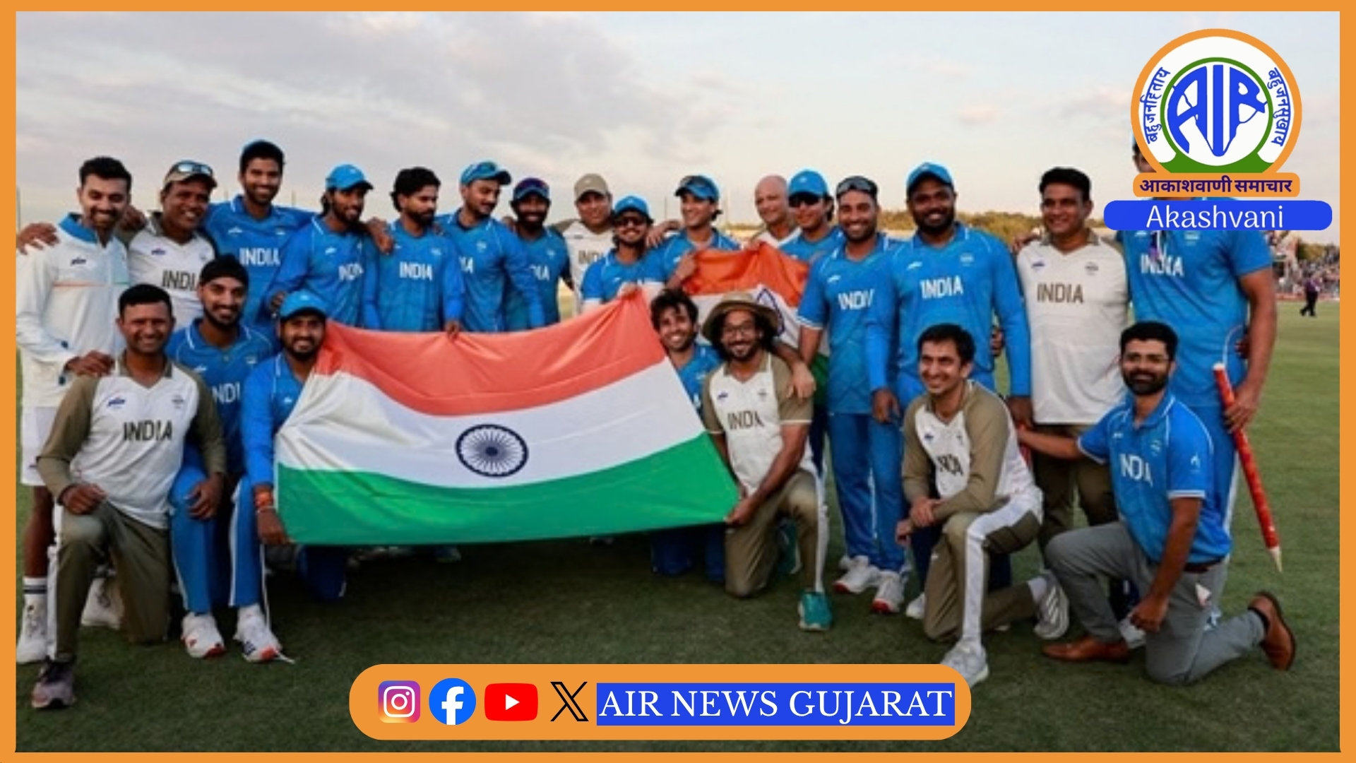 એશિયન ગેમ્સમાં પુરુષ ક્રિકેટમાં ભારતે પાકિસ્તાનને બીજી વખત હરાવીને સુવર્ણ ચંદ્રક જીત્યો -ભારતકુલ 85 ચંદ્રક સાથે મેડલ ટેલીમાં ચોથા સ્થાને