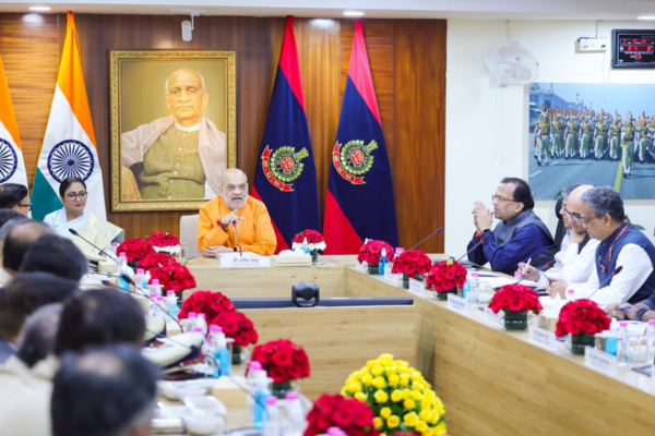 Union Home Minister Amit Shah chairs security review meeting in Delhi