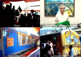 Indian Railways inaugurates new broad gauge lines in Chhattisgarh; flags off new train services from Raipur Indian Railways inaugurates new broad gauge lines in Chhattisgarh; flags off new train services from Raipur