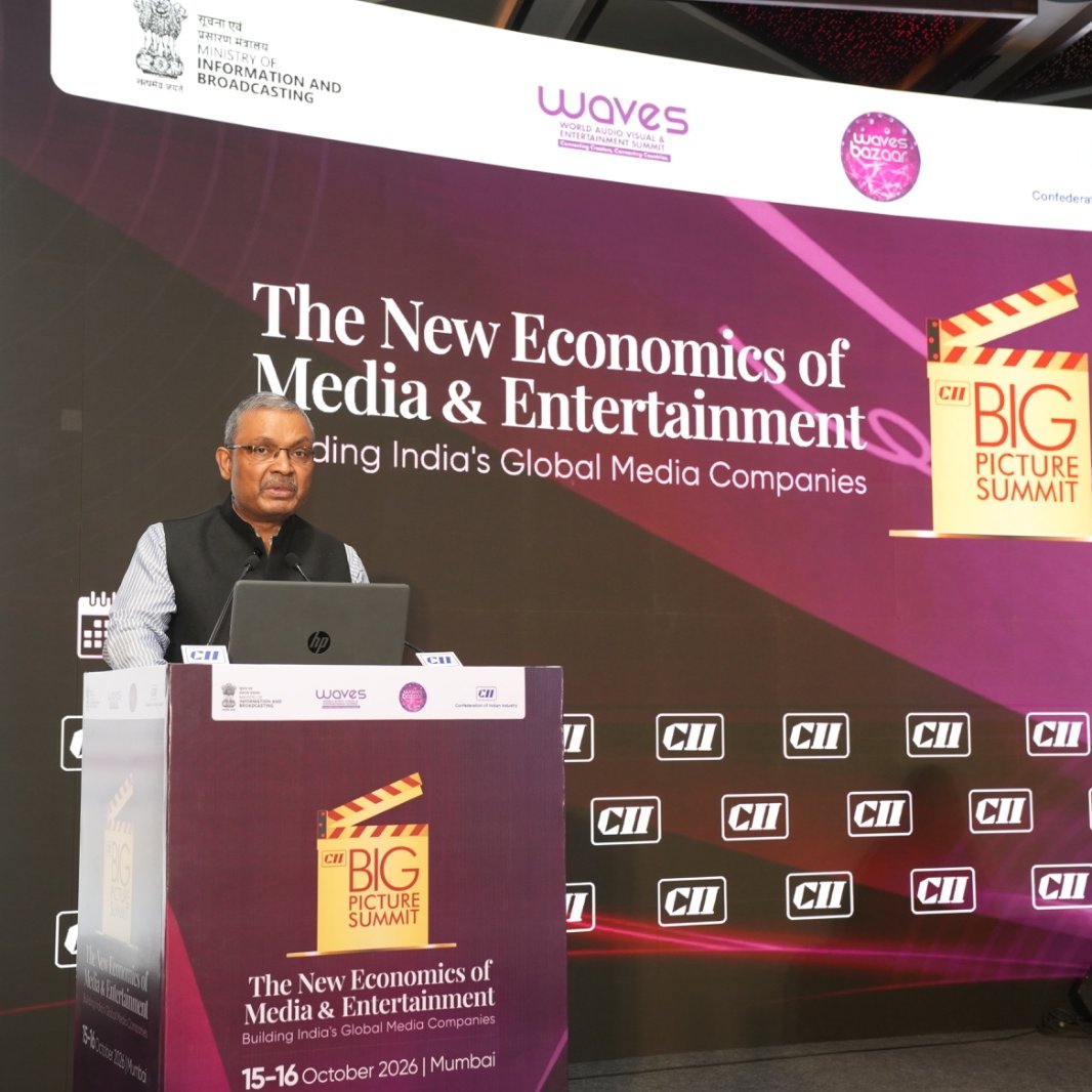 India’s media and entertainment sector registers 9% growth in 2025: I&B Secretary