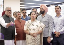 Union Minister Bhupender Yadav, CM Rekha Gupta launch 5 EV charging stations, inaugurate 13 Air Quality Monitoring Stations