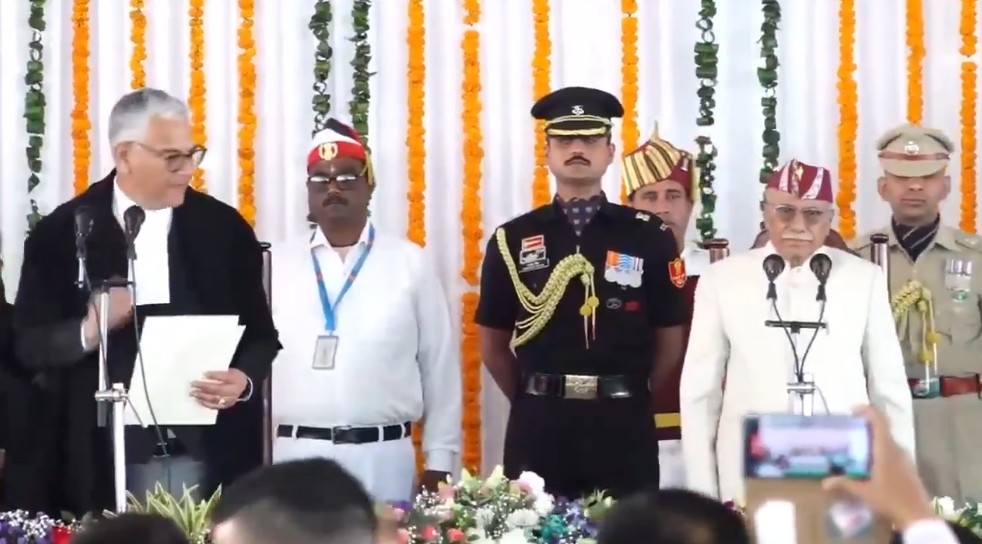 Dr. Dhal Singh Bisen takes oath as new Governor of Uttarakhand