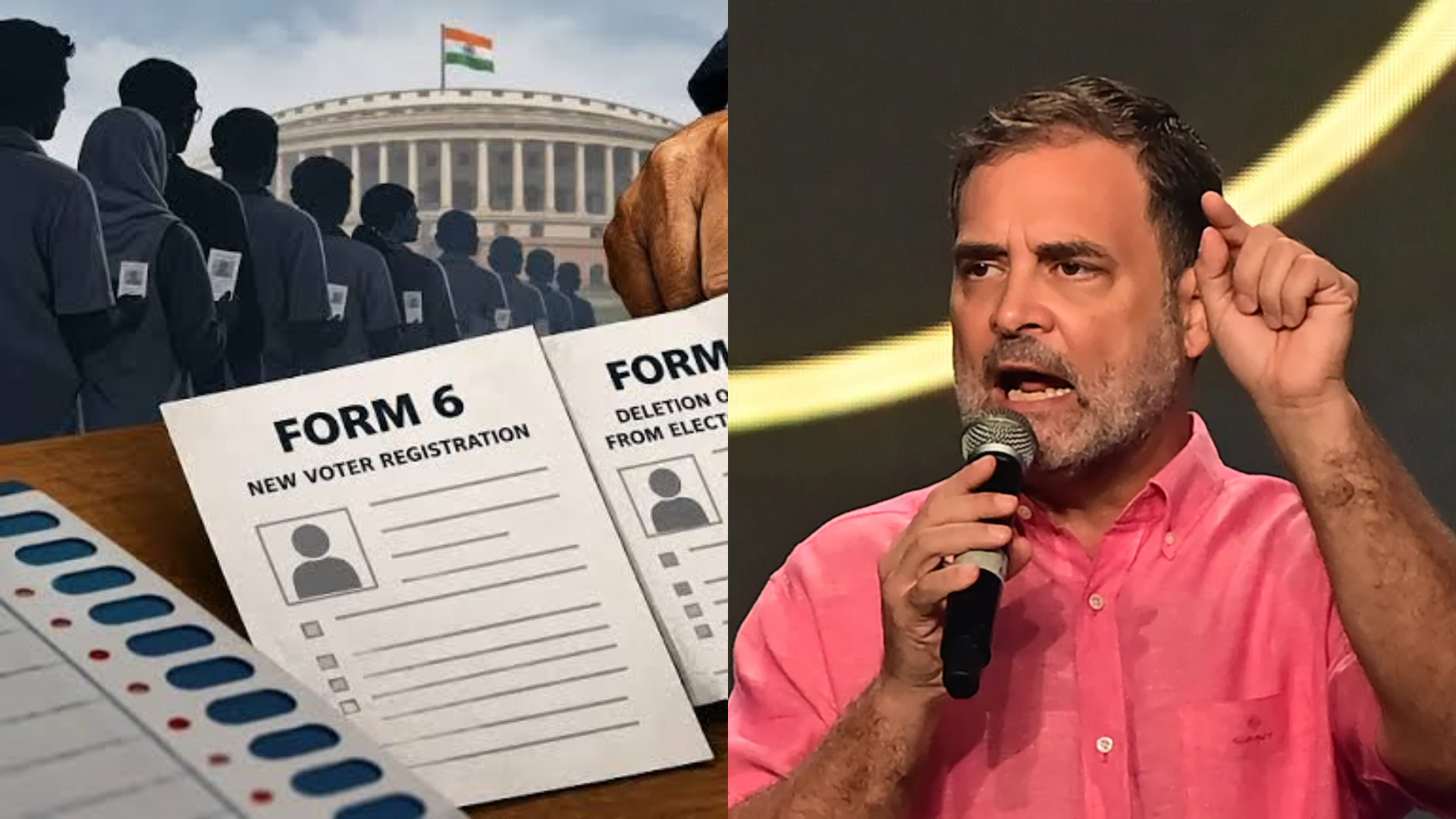 निर्वाचन आयोग ने एसआईआर फार्म-6 को लेकर नेता प्रतिपक्ष राहुल गांधी के आरोपों का खंडन किया