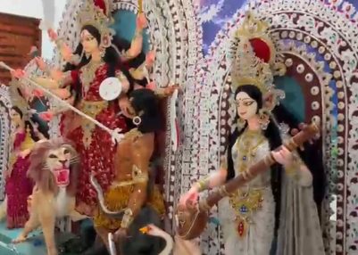 Bangladesh: Preparations on for Durga Puja beginning on Friday 