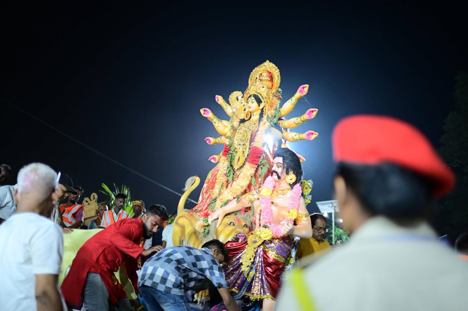 গুৱাহাটীৰ লগতে ৰাজ্যৰ বিভিন্ন প্ৰান্তত বিজয়া দশমীত বিসর্জন প্রক্রিয়া সুকলমে সম্পন্ন