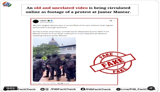 PIB Fact Check Debunks Misleading Video of NSG Personnel Falsely Linked to Delhi Security Arrangements
