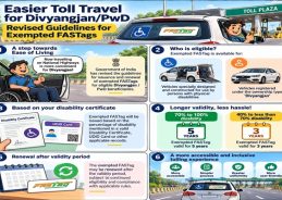 Govt Revises Guidelines for Issuance of Exempted FASTags for Divyangjan and PwD Vehicles