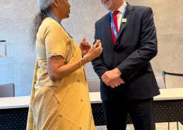 FM Nirmala Sitharaman meets UK Chancellor John Healey in Bangkok