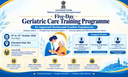 Five-Day Geriatric Care Training Programme to Begin in Diu Tomorrow