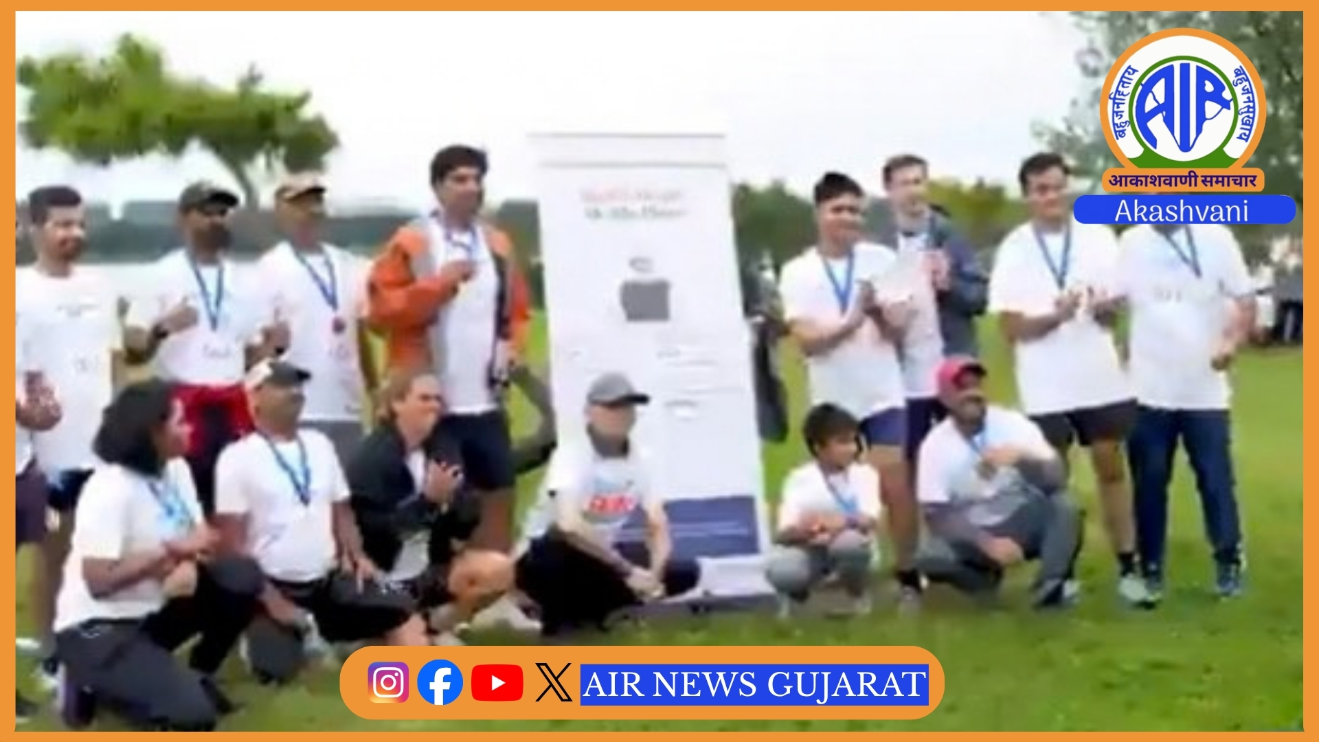 અમેરિકામાં, ભારતીય દૂતાવાસ દ્વારા આયોજિત વિકસિત ભારત યુનિટી રન માટે મોટી સંખ્યામાં લોકો જોડાયા