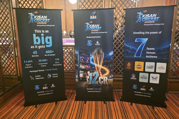 Prasar Bharati, In-Dot Sports Announce Launch of Kisan Cricket League