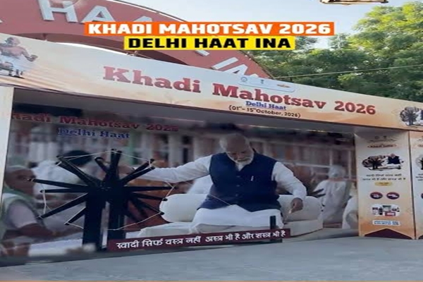 Special Khadi Exhibition Opens at Delhi Haat as Part of Khadi Festival-2026