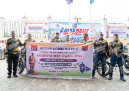 Manipur DGP Mukesh Singh flags off motorcycle rally team for Rashtriya Ekta Diwas