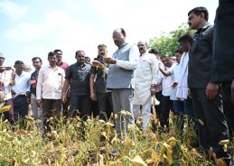 Maharashtra Revenue Minister Chandrashekhar Bawankule reviews drought situation during Akola visit