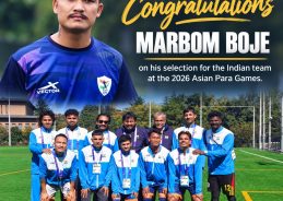 Arunachal Pradesh’s Marbom Boje represents India at Asian Para Games 2026 Arunachal Pradesh’s Marbom Boje represents India at Asian Para Games 2026