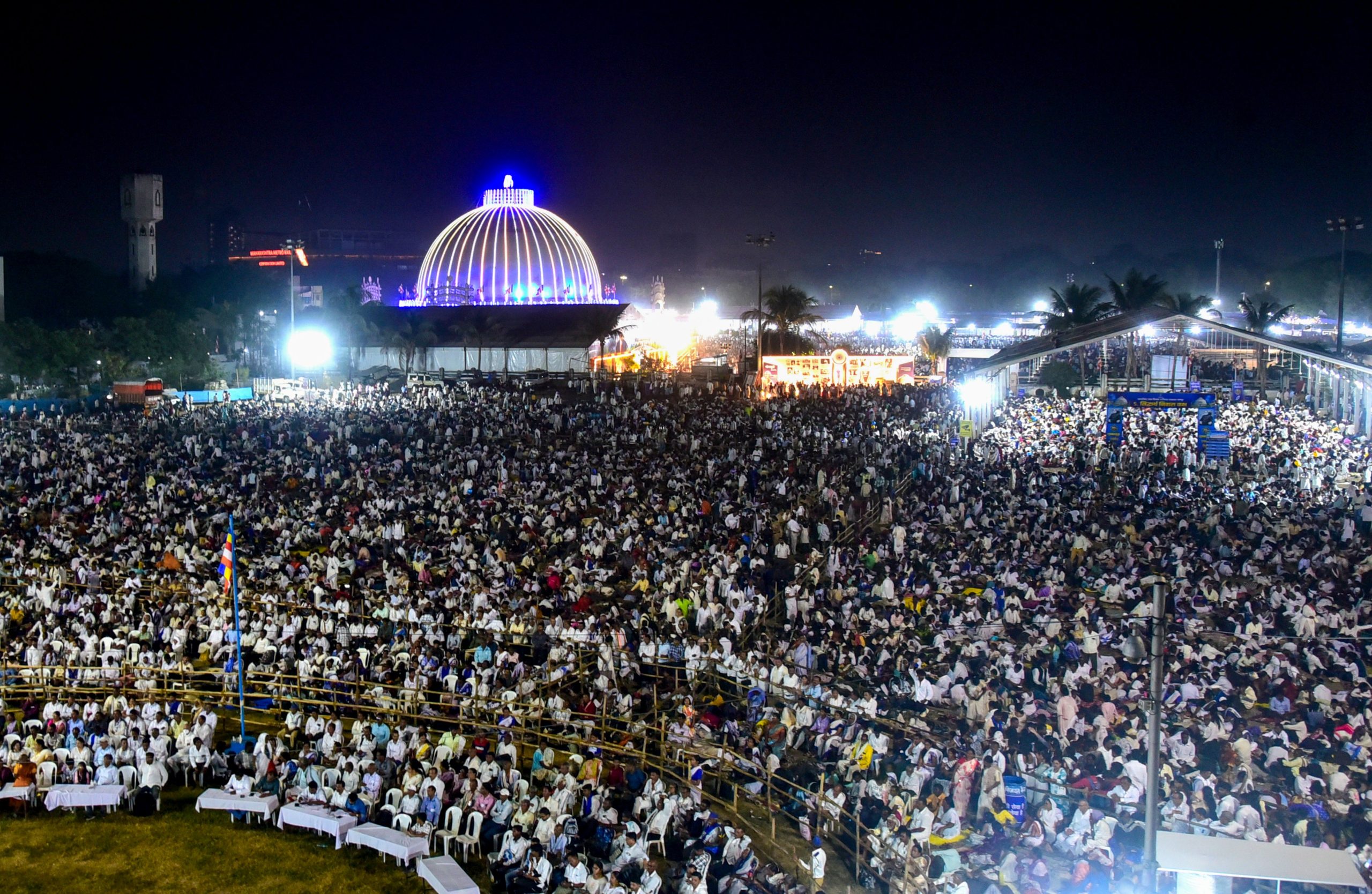 Millions of followers pay homage to Dr Babasaheb Ambedkar at Deekshabhoomi on 70th Dhammachakra Pravartan Day