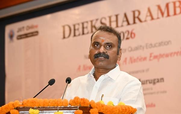 L. Murugan Urges Youth to Harness Skills, Creativity for Viksit Bharat 2047 vision