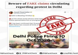PIB Fact Check Debunks Fake Video Claiming Delhi Police Opened Fire During Protests