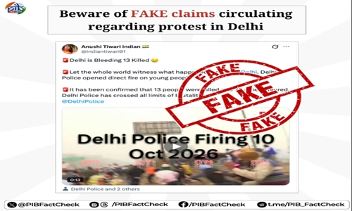 PIB Fact Check Debunks Fake Video Claiming Delhi Police Opened Fire During Protests