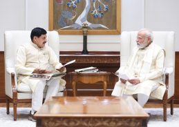 Madhya Pradesh CM Mohan Yadav Meets PM Modi, Briefs Him on State’s Development Works