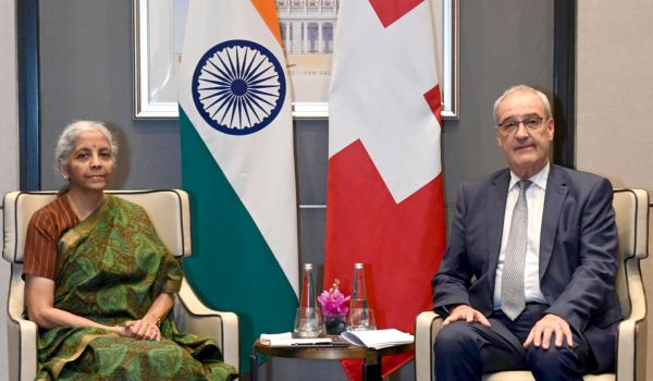 FM Nirmala Sitharaman meets Swiss President Guy Parmelin in New Delhi