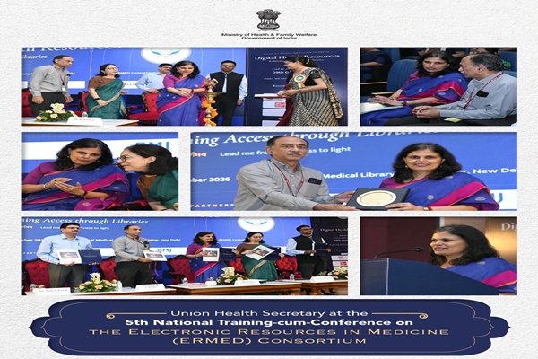 Digital Health Resources Vital for Strengthening India’s medical research culture: Health Secretary