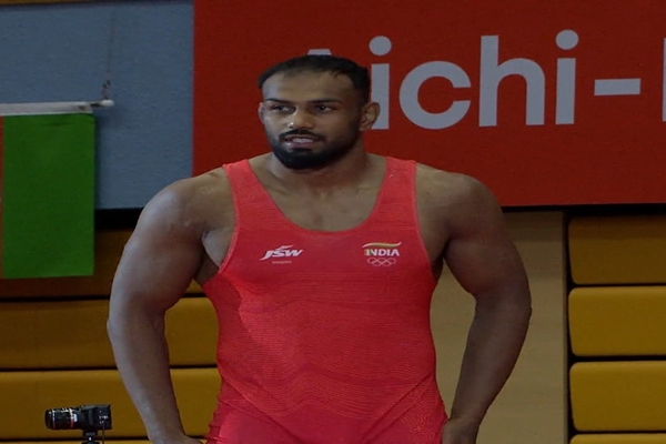 Nitesh Siwach bags silver medal in men’s 97kg Greco Roman at Asian games