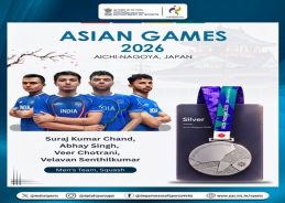 India Men’s Squash Team Bags Bronze Medal at Asian Games 2026 India Men’s Squash Team Bags Bronze Medal at Asian Games 2026