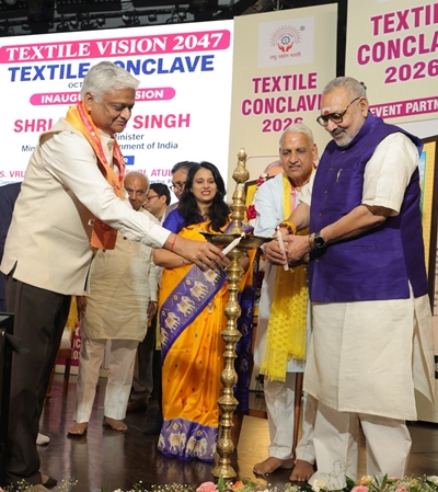 Union Textiles Minister Giriraj Singh inaugurates Textile Conclave 2026 in New Delhi