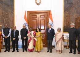 UPSC Chairman Ajay Kumar, Members Call on President Murmu