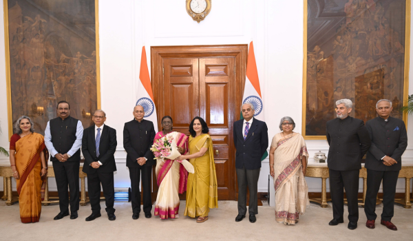 UPSC Chairman Ajay Kumar, Members Call on President Murmu