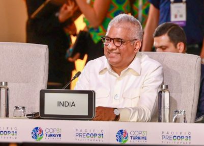 भारत ने कहा- जलवायु परिवर्तन के बढ़ते प्रभावों के मद्देनजर अब केवल बयानबाजी से आगे बढ़कर कार्रवाई करने की जरूरत है भारत ने कहा- जलवायु परिवर्तन के बढ़ते प्रभावों के मद्देनजर अब केवल बयानबाजी से आगे बढ़कर कार्रवाई करने की जरूरत है